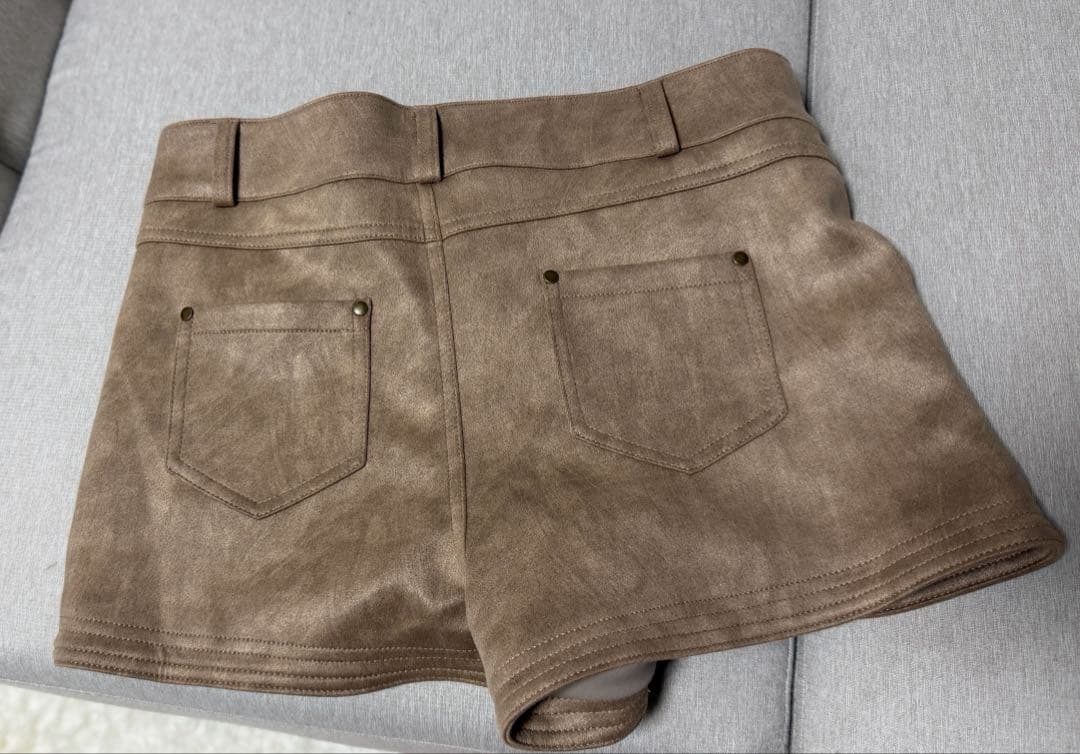 パンツ diant'e ECO SUEDE TIGHT SHORTS