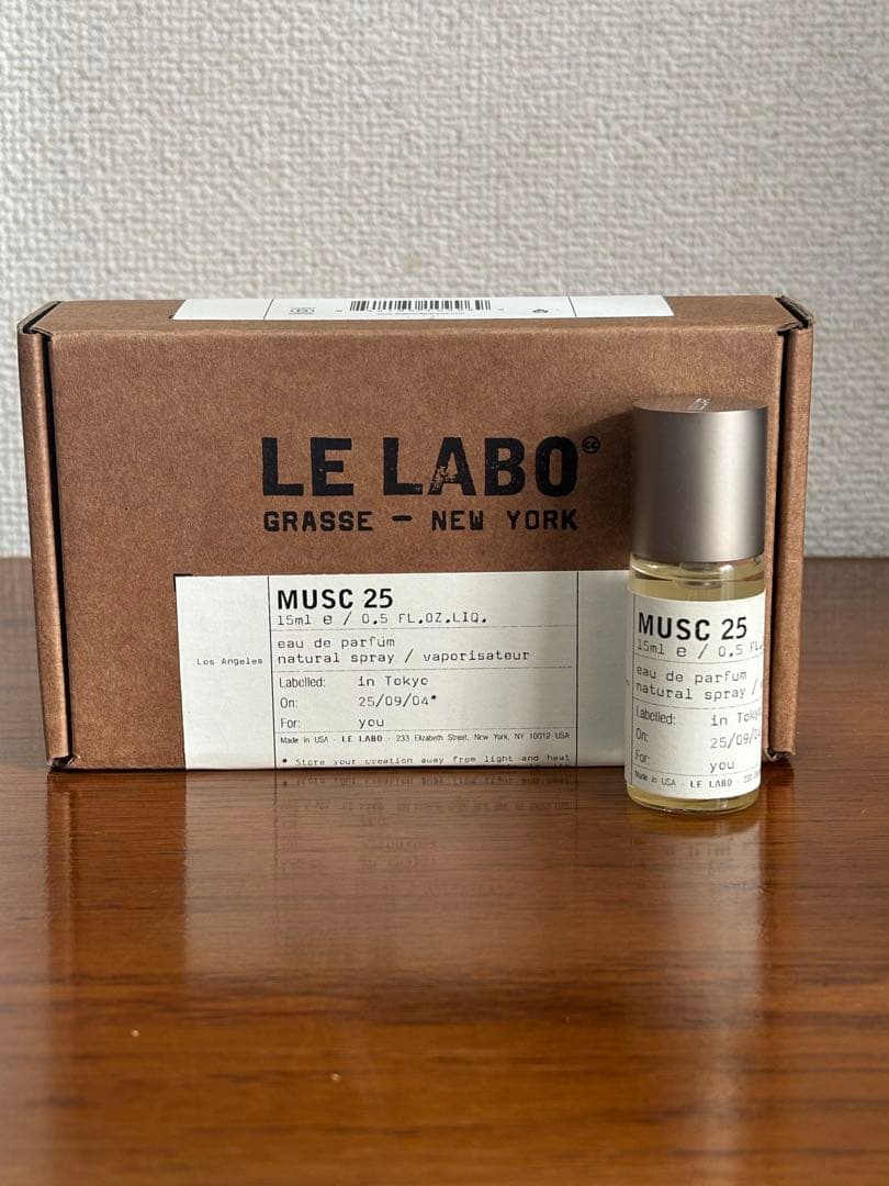 都市限定　LE LABO MUSC 25 オードパルファム 15ml