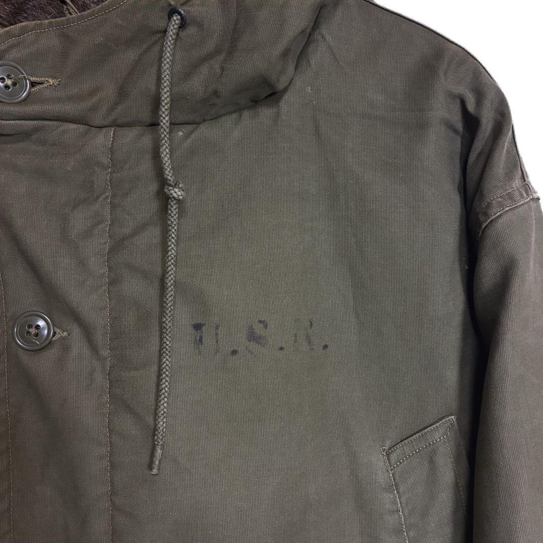 希少 40s 米軍 実用 デッキパーカー コート 海軍 デッキジャケット