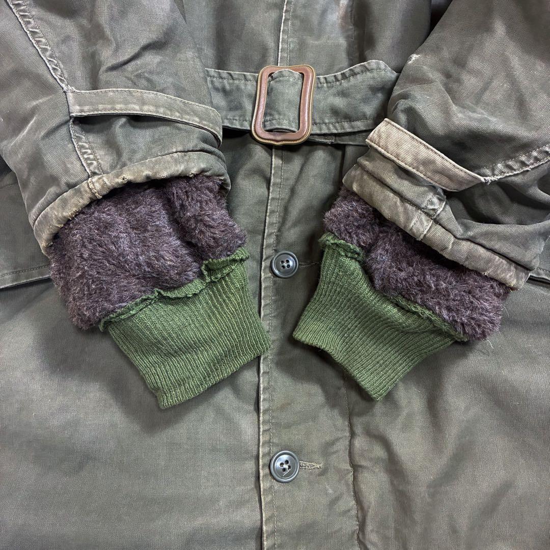 希少 40s 米軍 実用 デッキパーカー コート 海軍 デッキジャケット