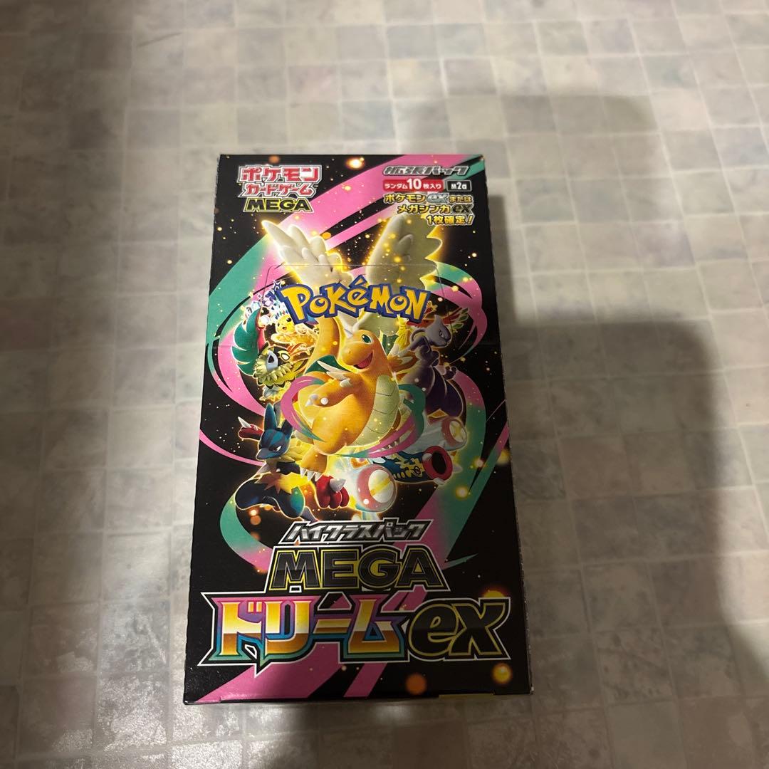 ポケモンカードゲーム MEGA ドリームEX box シュリンクなし