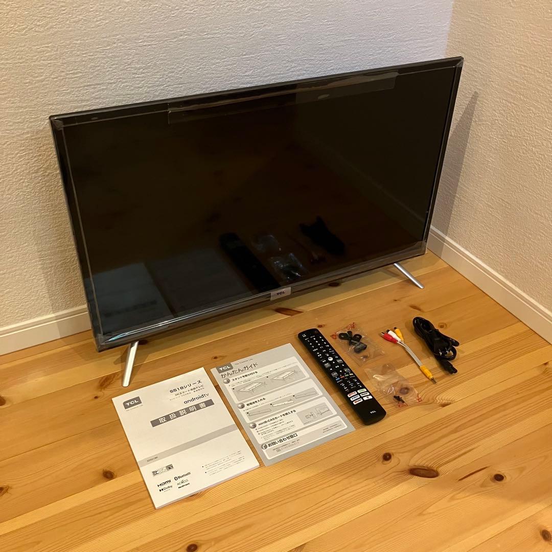 A2C49■TCL 32型 AndroidTV スマートテレビ 32S518K