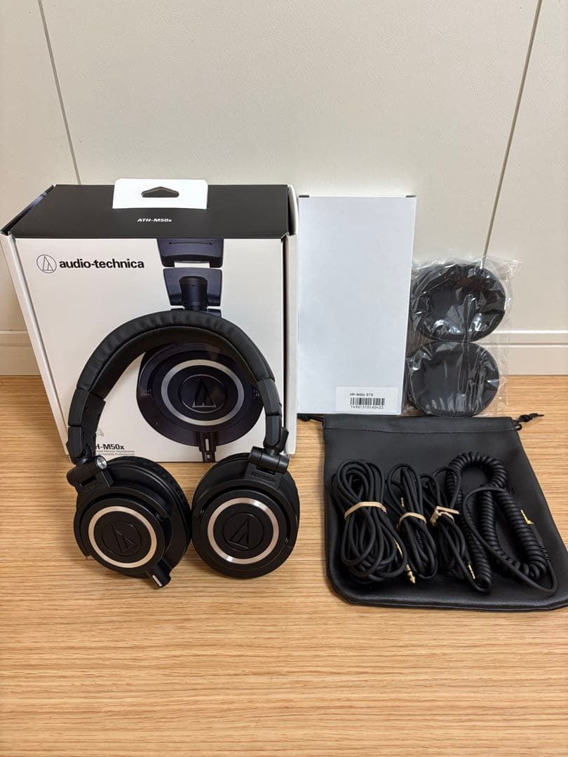 オーディオテクニカ ATH-M50x 有線ヘッドホン