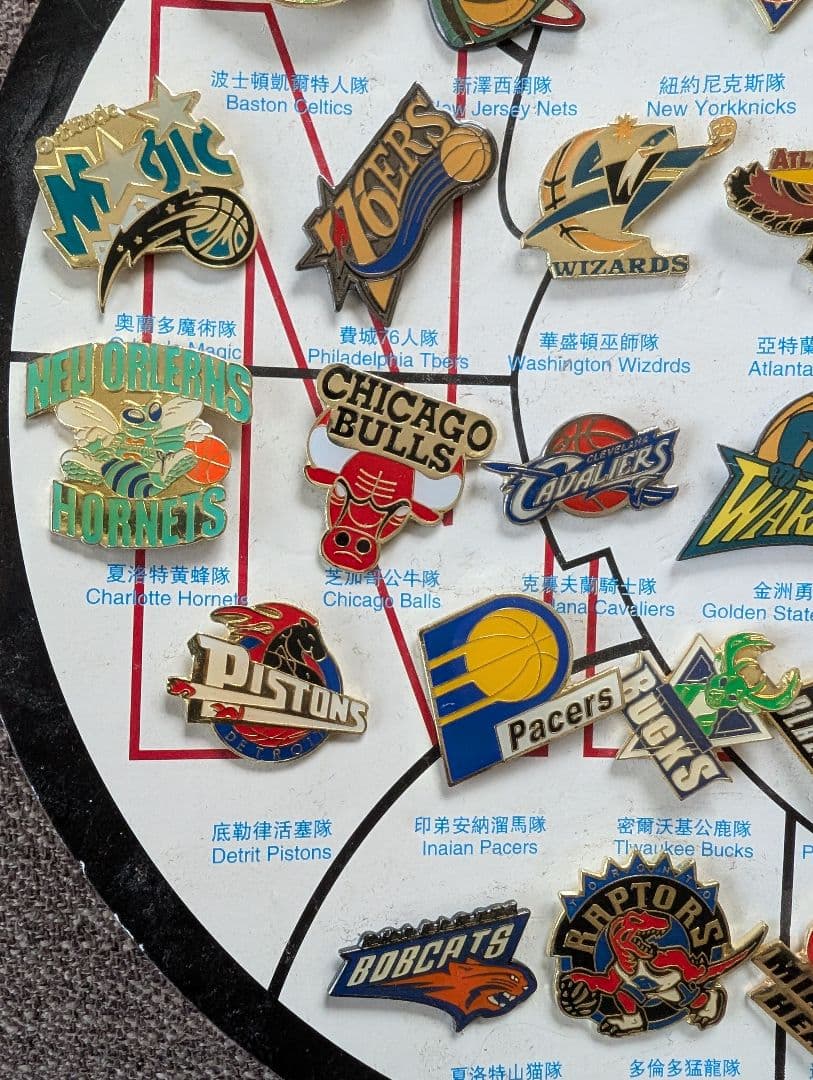 NBA ロゴピンバッジセット