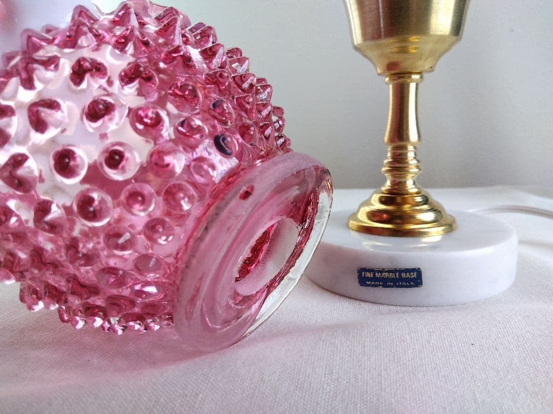 ☆美☆フェントン クランベリーシェード テーブルランプ レア