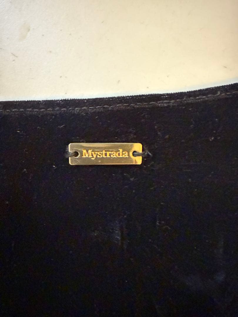 Mystrada 黒 長袖 トップス ベロア　サイズ38