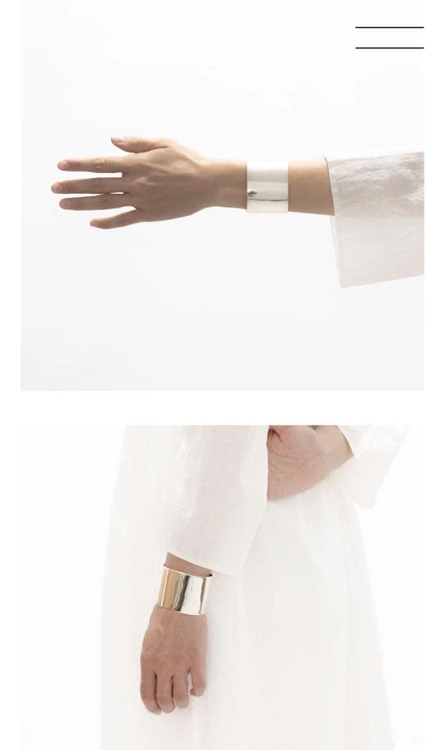 yaecaヤエカ　シルバーバングル