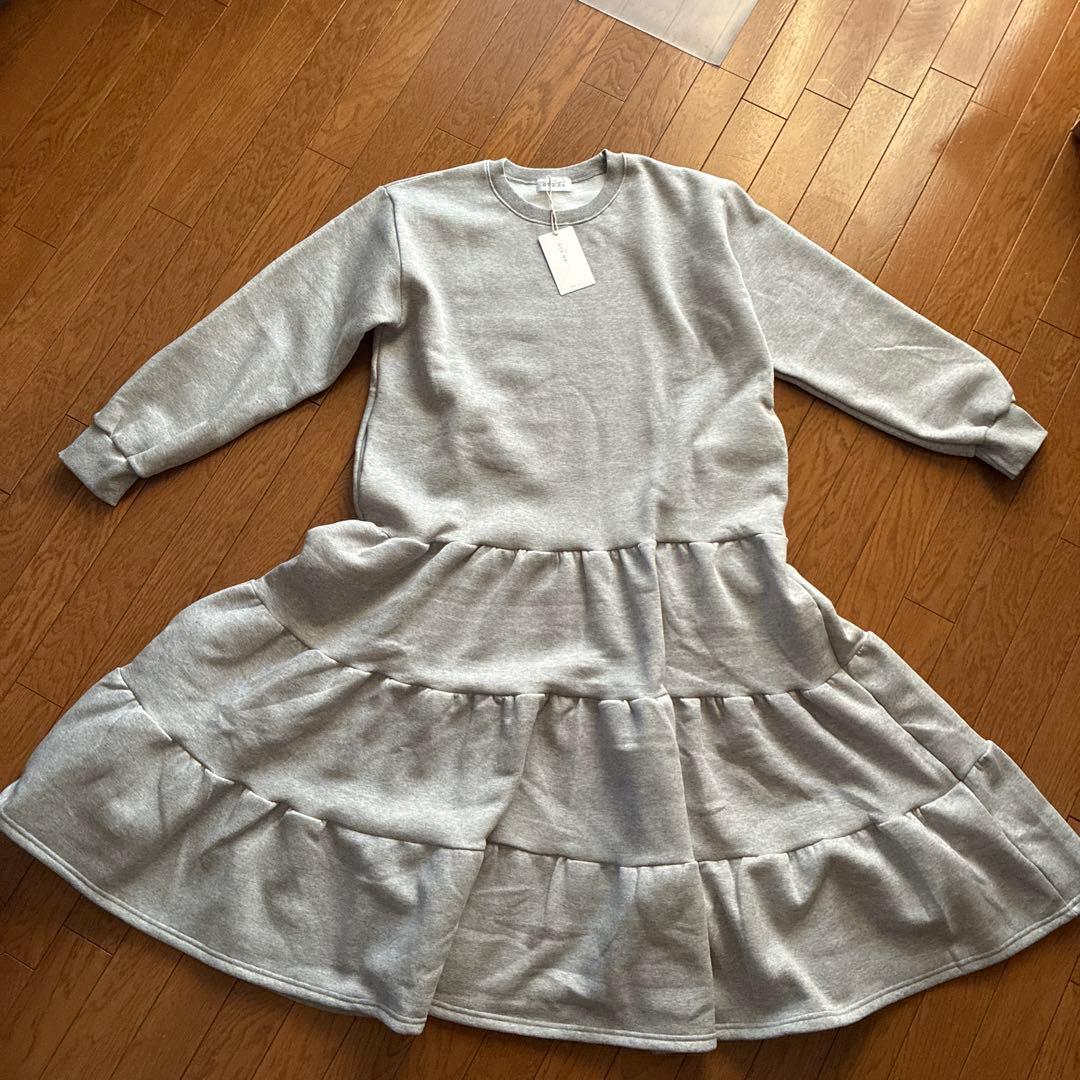 plus OTO.HAの裏起毛ワンピース