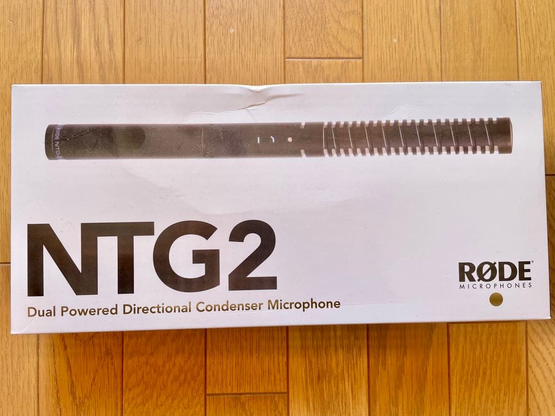 【新品未開封】RØDE NTG2 ダイレクショナルコンデンサーマイク