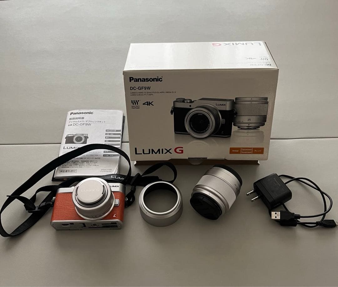 Panasonic LUMIX　DC-GF9W ミラーレスカメラ オレンジ