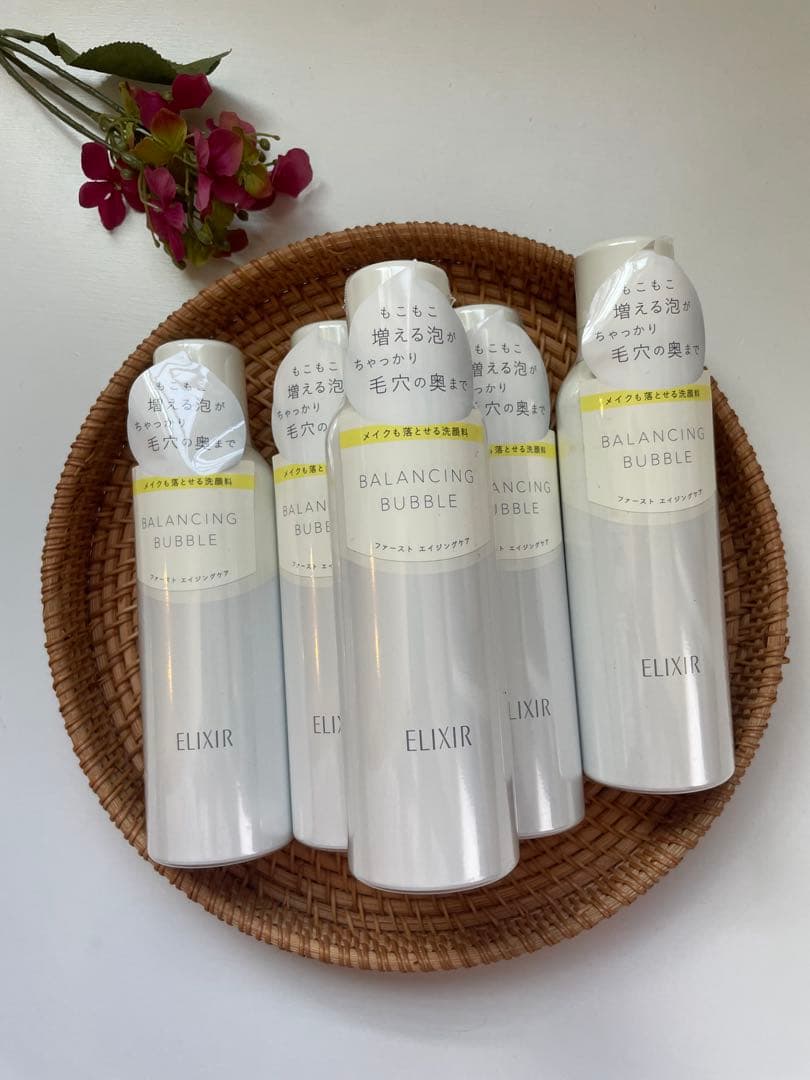 ELIXIR エリクシール　ルフレ　バランシング　バブル　洗顔料　165gx5
