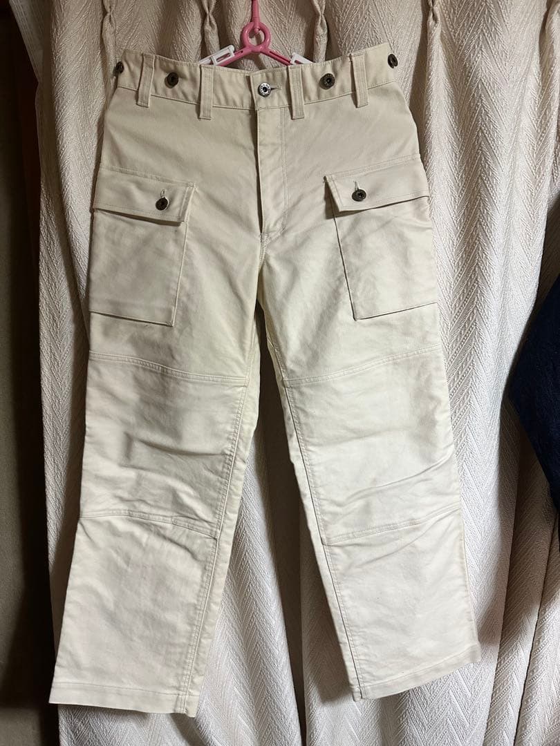 【PABLO VINCI】Oiled chino pants