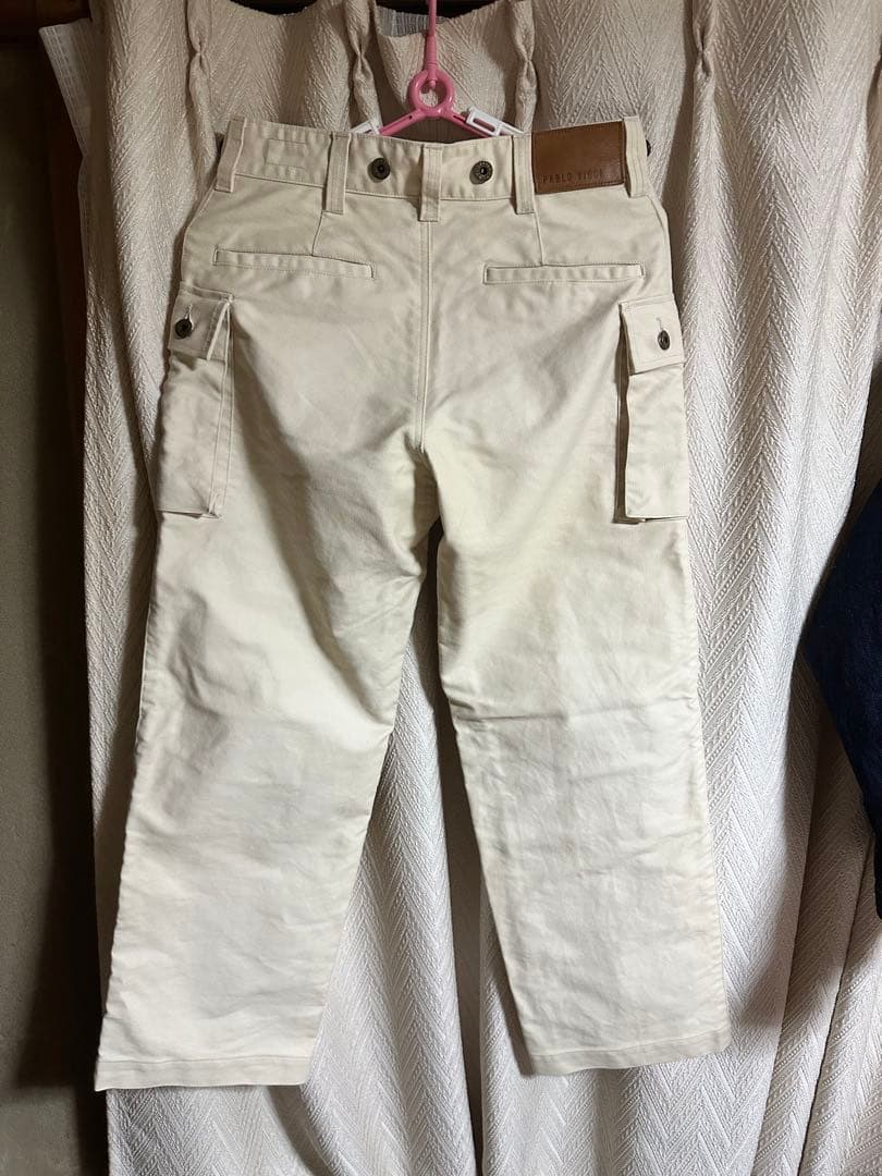 【PABLO VINCI】Oiled chino pants