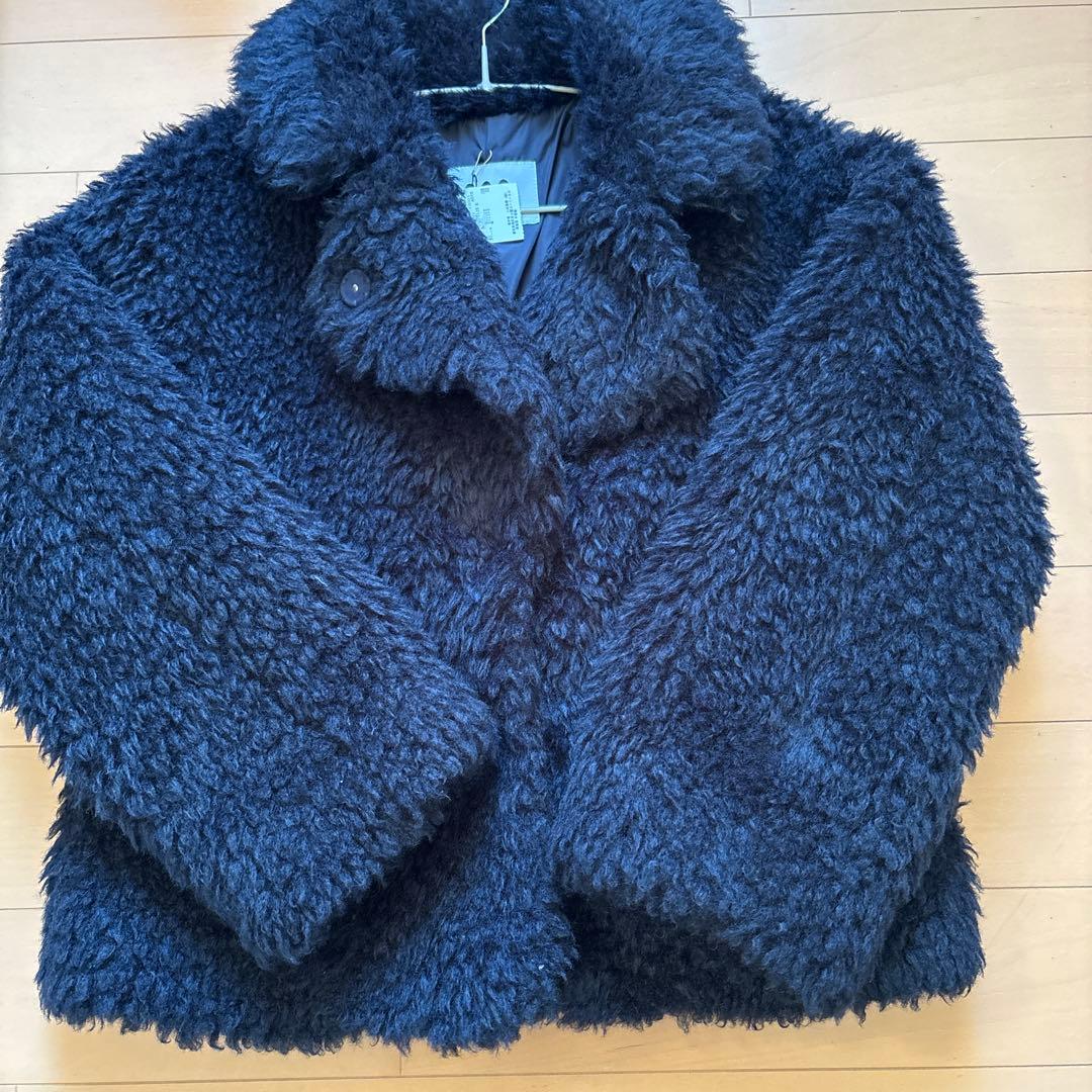 Nokko　スリードッツ　エコペルファーショートコート