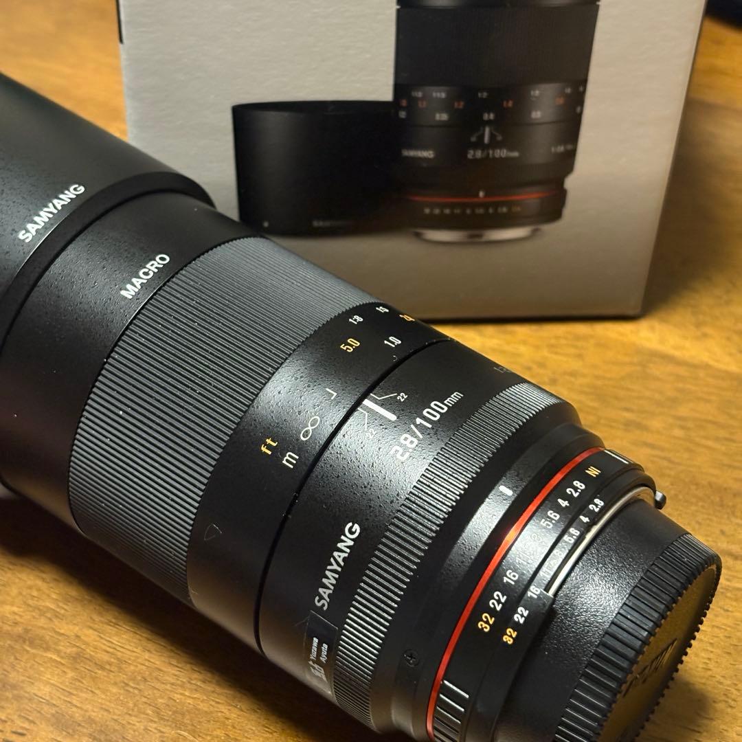 SAMYANG　100mm f2.8 マクロ　Fマウント