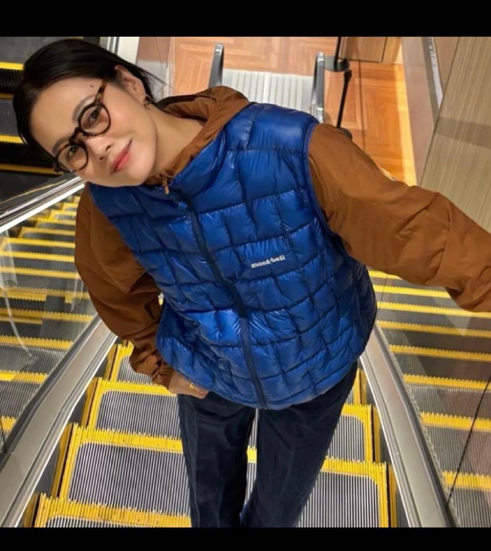 モンベル プラズマ1000 ダウン ベスト XL ブルー