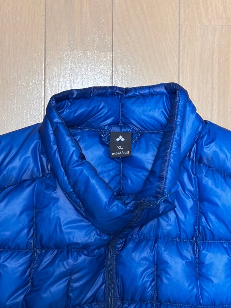 モンベル プラズマ1000 ダウン ベスト XL ブルー