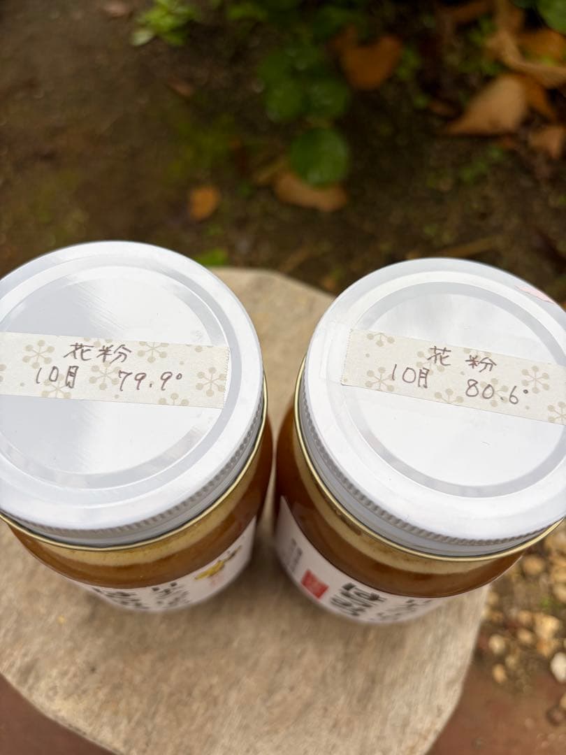 はちみつ　日本蜜蜂のハチミツ　奥山の蜂蜜　　巣箱違い谷違いの花粉入りはちみつ