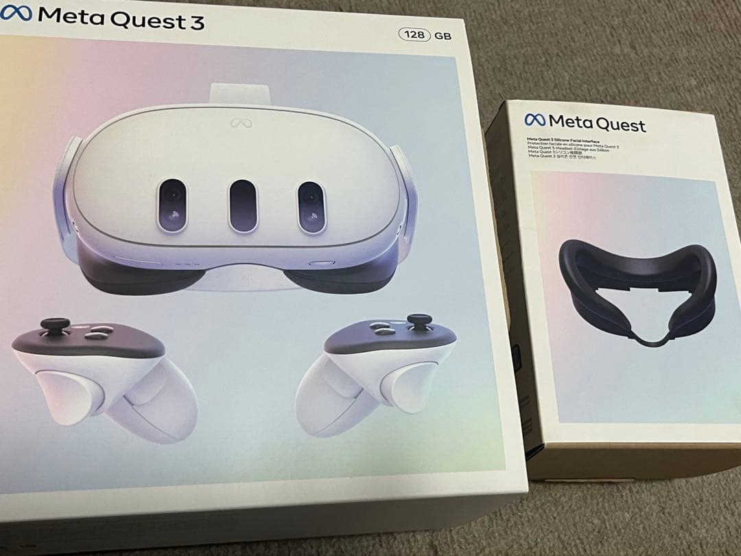  Quest 3 128GB＋シリコン接顔部
