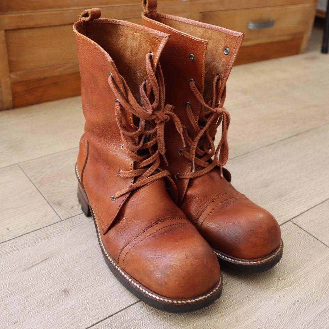 【HYSTERIC GLAMOUR】本革ブーツFINE（茶色）