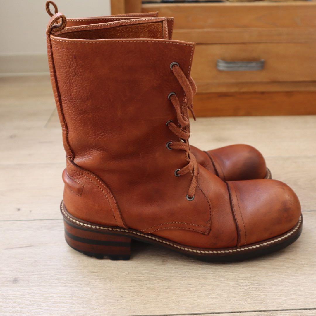 【HYSTERIC GLAMOUR】本革ブーツFINE（茶色）