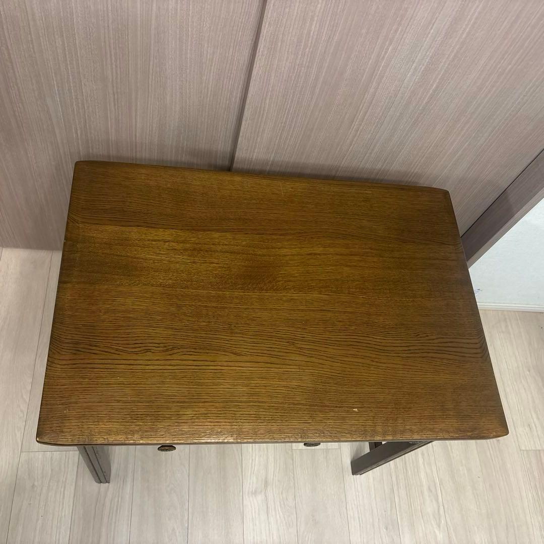 アンティーク 学塾机 木製デスク