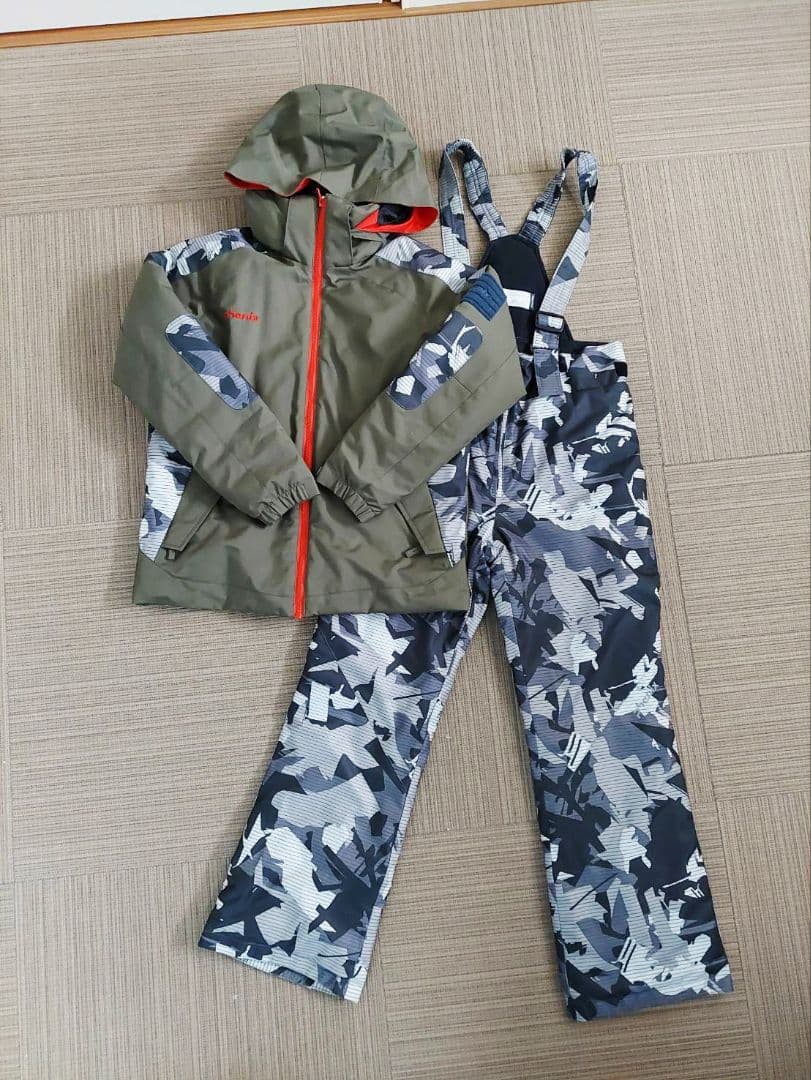 Phenix スキーウェア 子ども用 迷彩柄 150 セットアップ