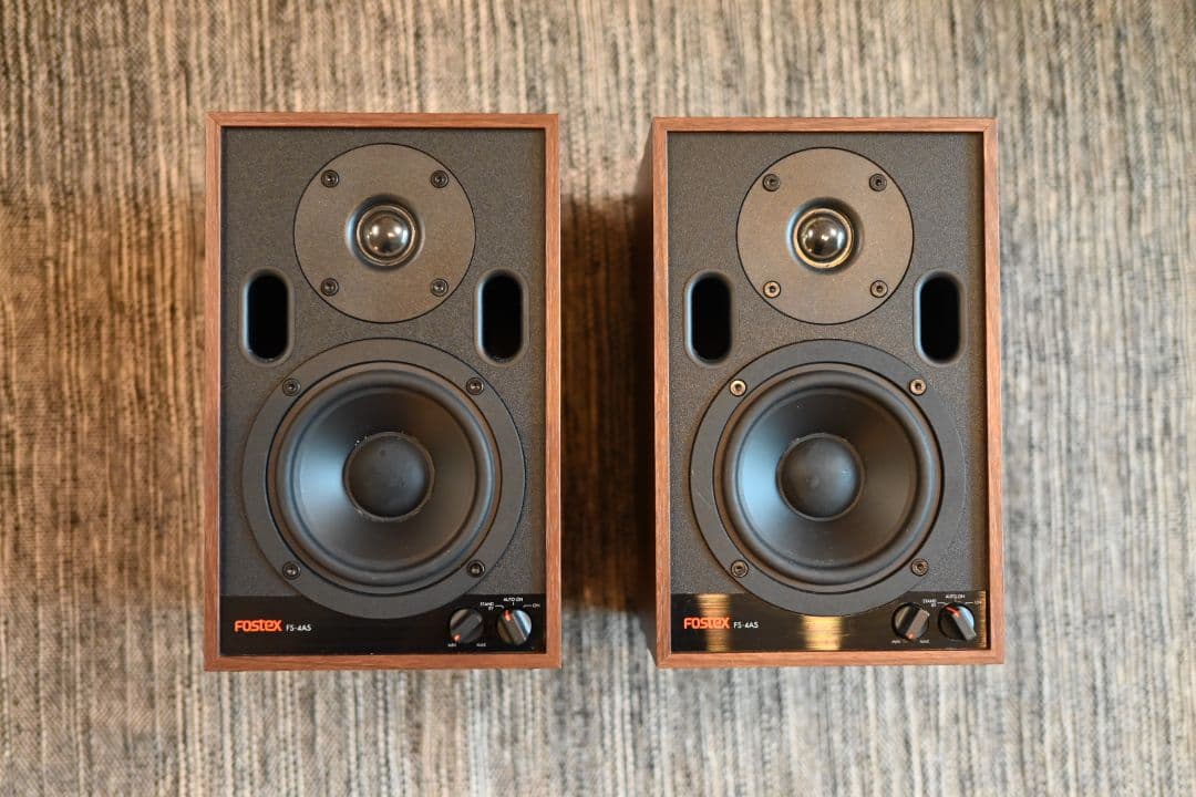 FOSTEX FS-4AS アクティブスピーカー ペア 　ハイレゾ対応