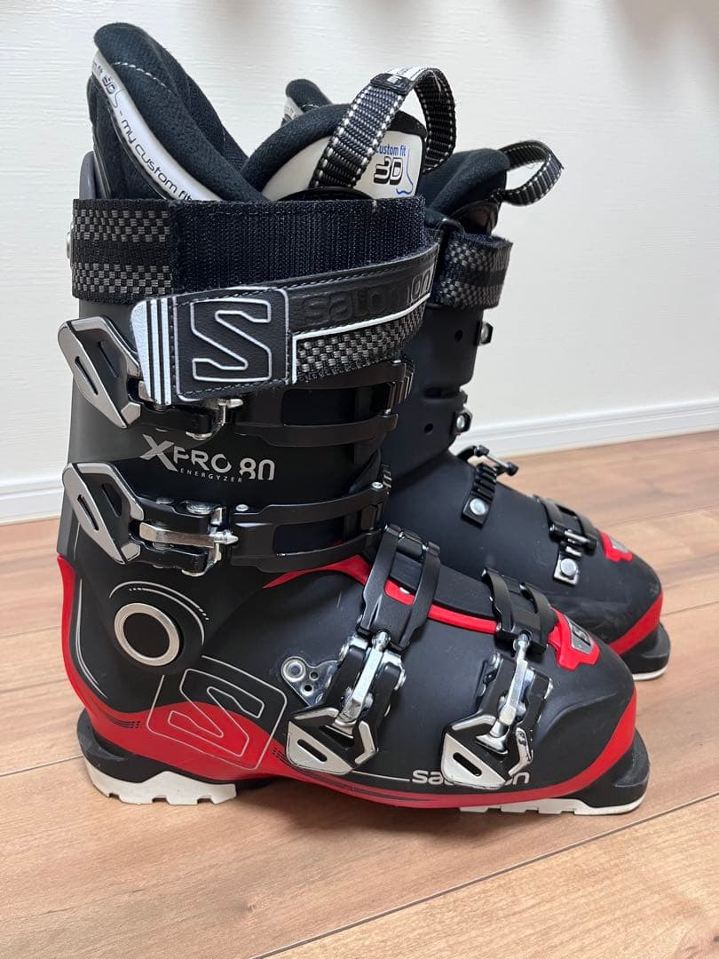 Salomon X PRO 80 スキー用ブーツ 黒/赤