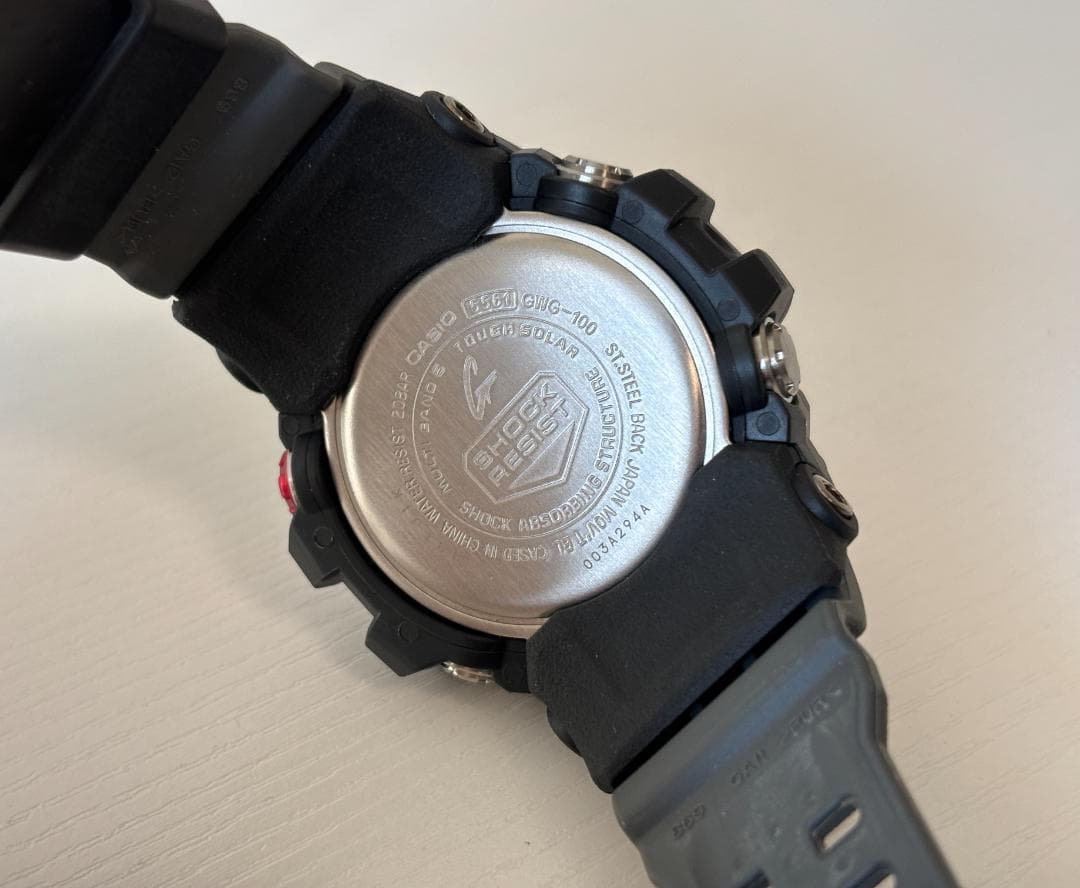 美品 カシオ G-SHOCK GWG-100-1A8JF