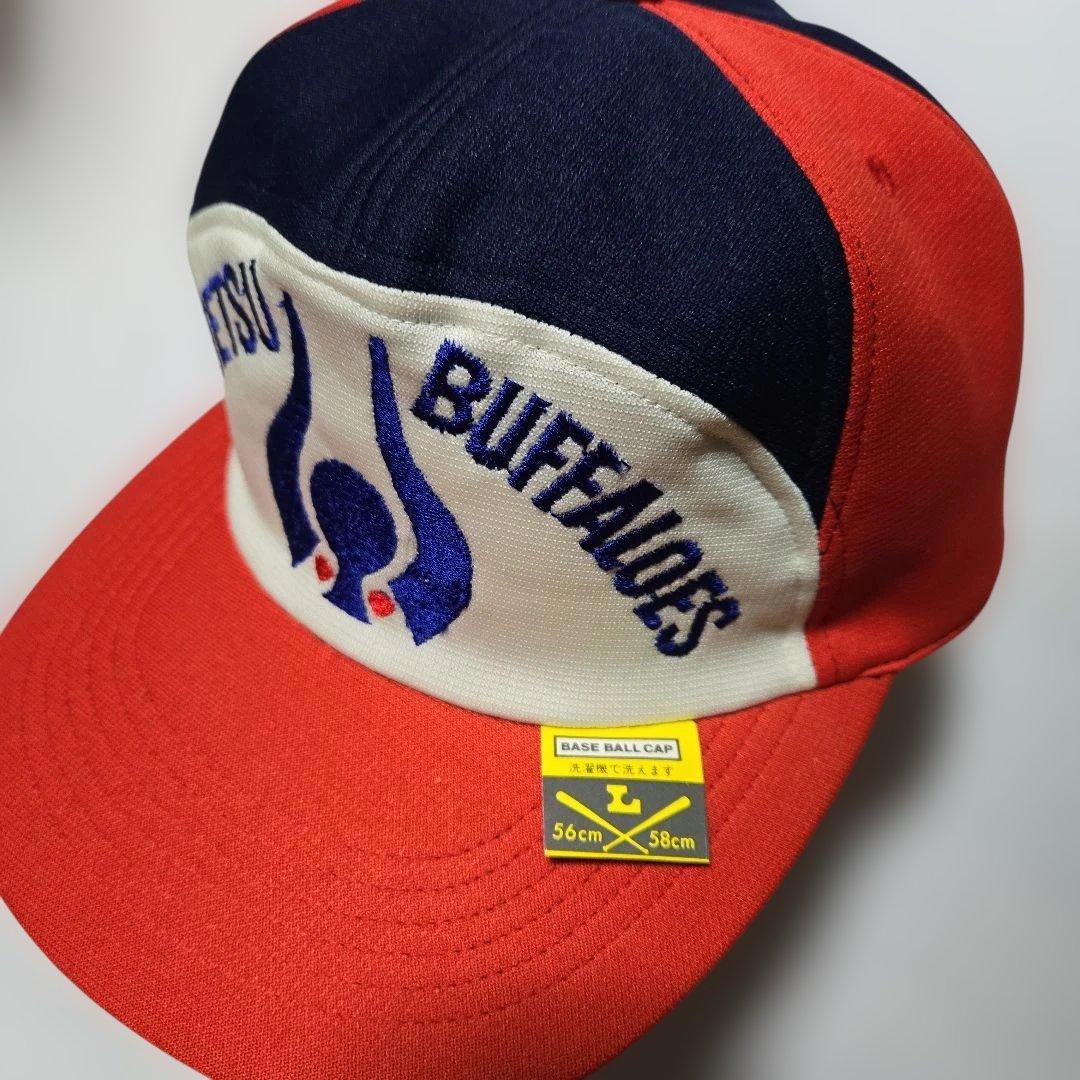 近鉄バファローズ　キャップ　日輪帽子製造オフィシャル品　当時物
