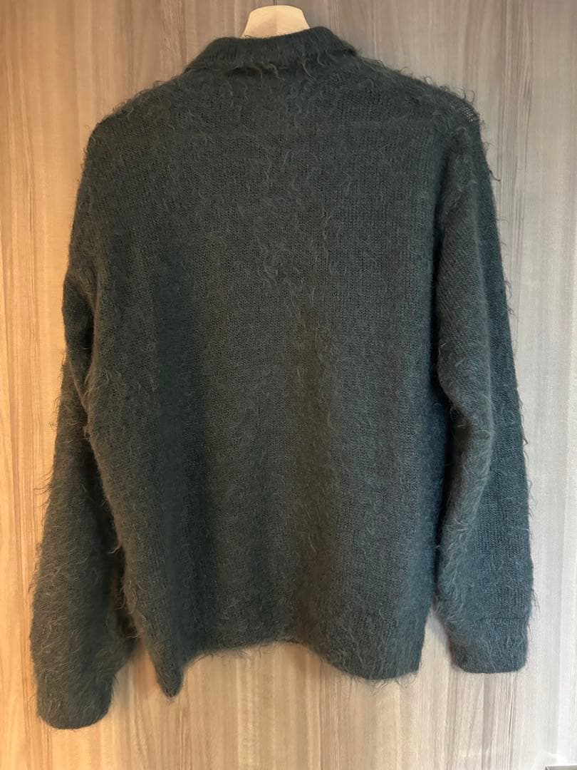キス　オーラリー　モヘアニット　ポロシャツ　ニットポロ