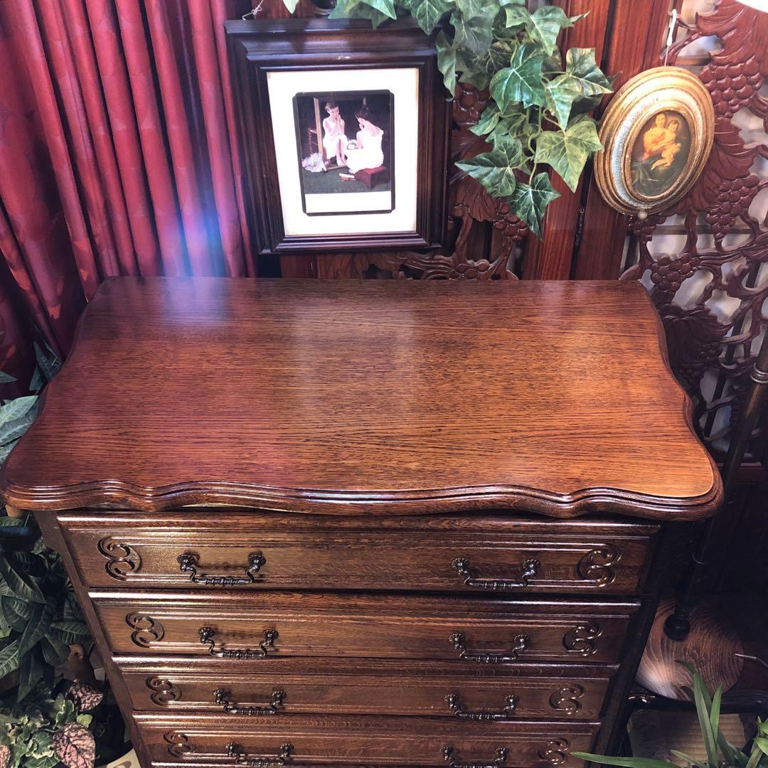 Sale アンティーク　ルーマニア　6段 チェスト 三越ブルージュ　 猫脚