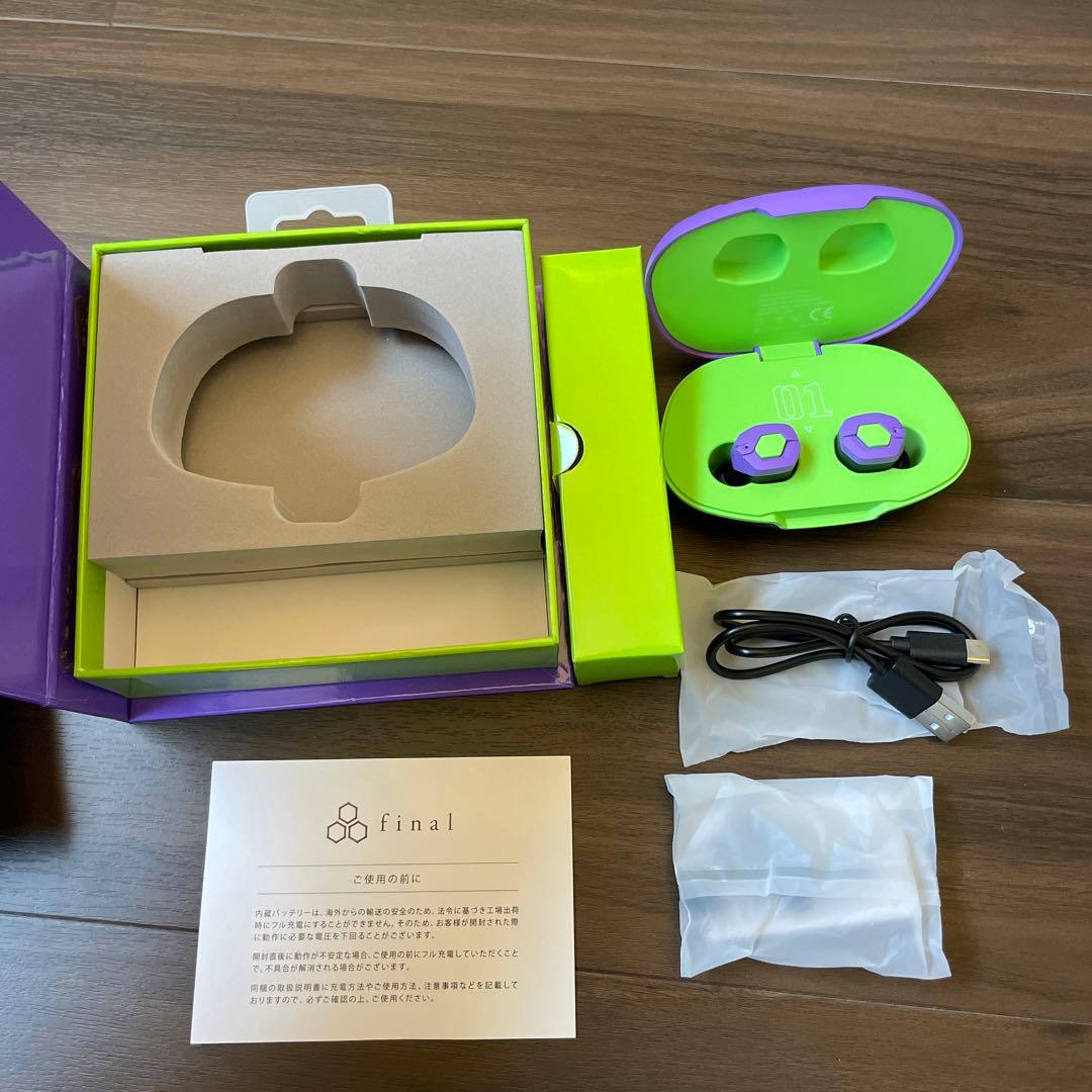 EVA2020 × final ワイヤレスイヤホン　初号機モデル