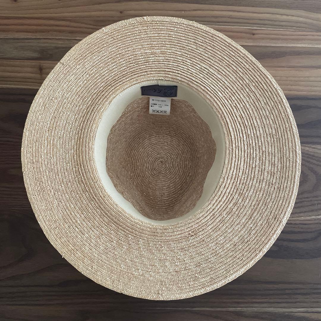 Lola Hats ベージュ ストローハット