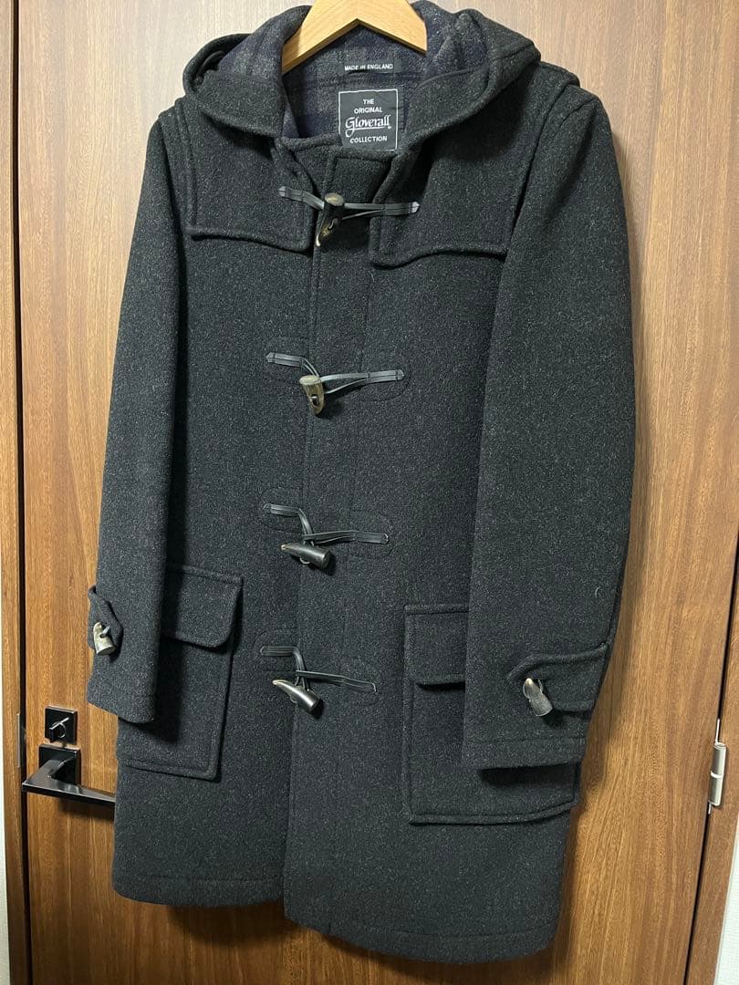 【値下げ】ダッフルコート グローバーオール ダークグレー M 状態よし