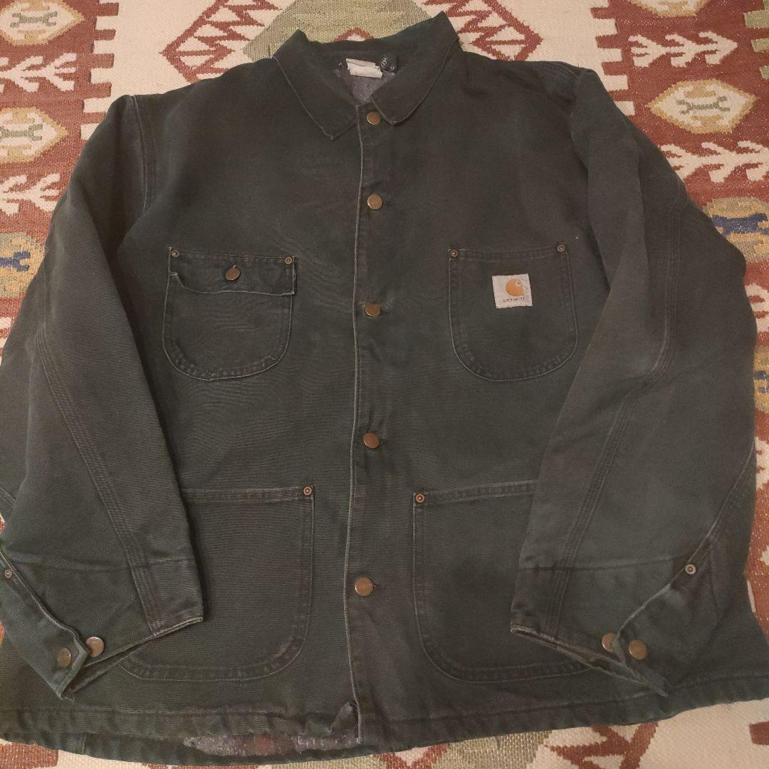 Carhartt チョアコート カバーオール ハンターグリーン L~XL程度