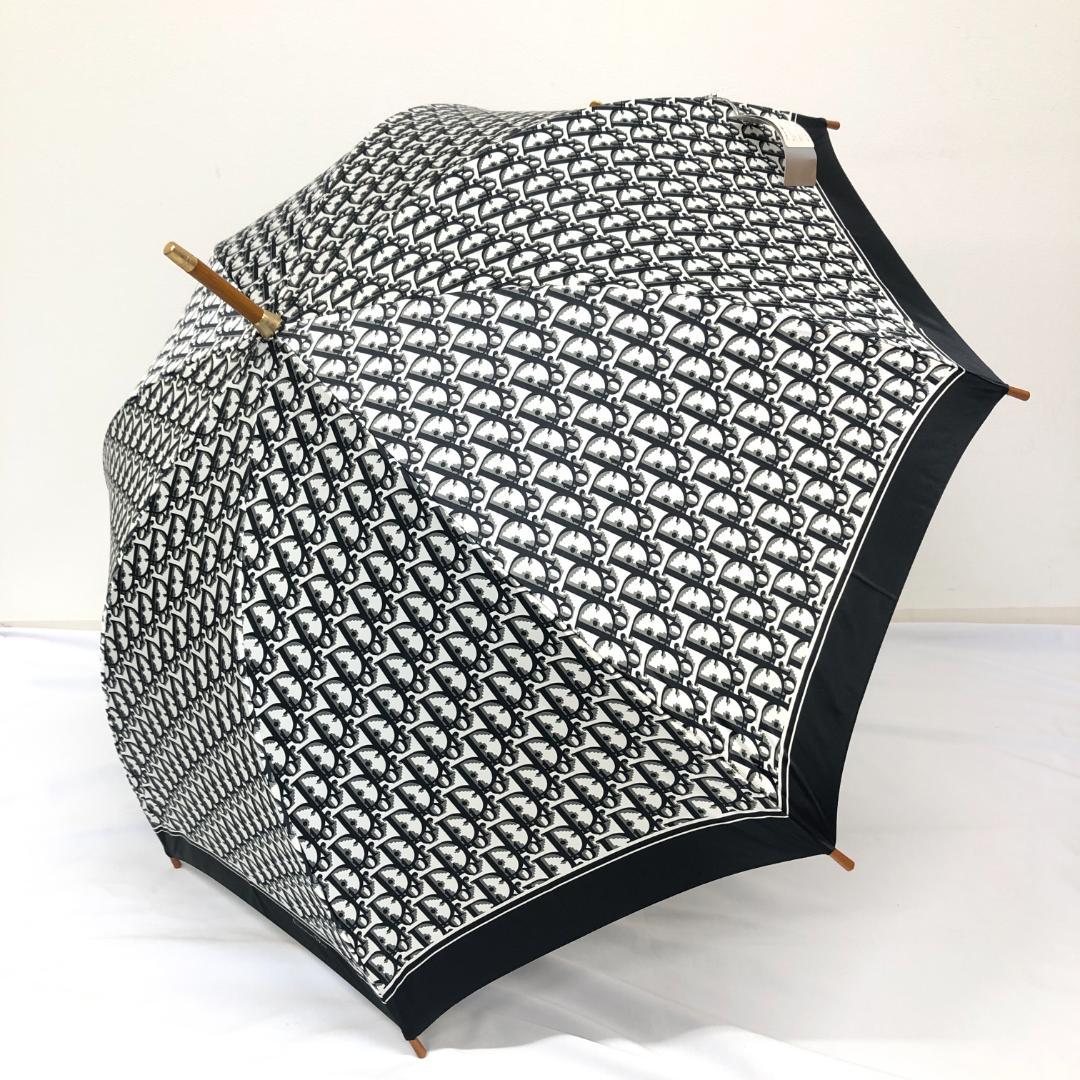 【未使用保管品】7F496/クリスチャンディオール/長傘/トロッター/ブラック