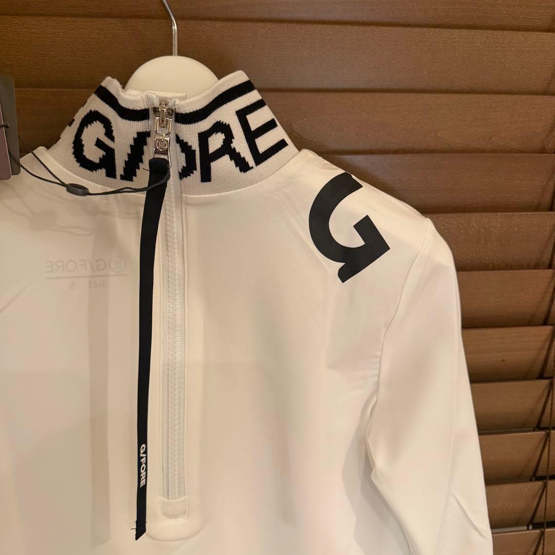G/FORE ジーフォア ゴルフ カットソー トップス 長袖Tシャツ 白
