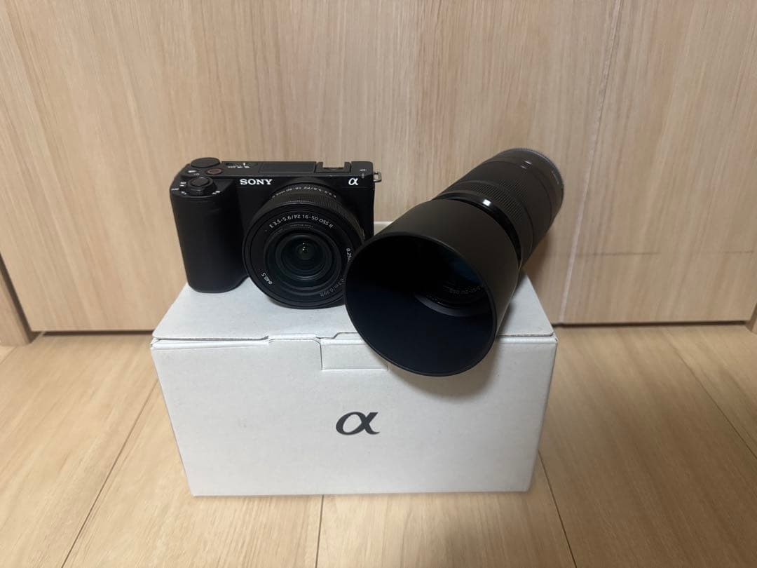 美品SONY α ZV-E10 Ⅱ ダブルズームキット