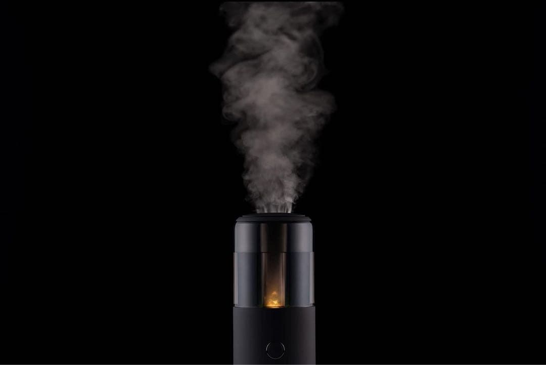 RHYTHM 卓上型加湿器 ブラック ホワイト