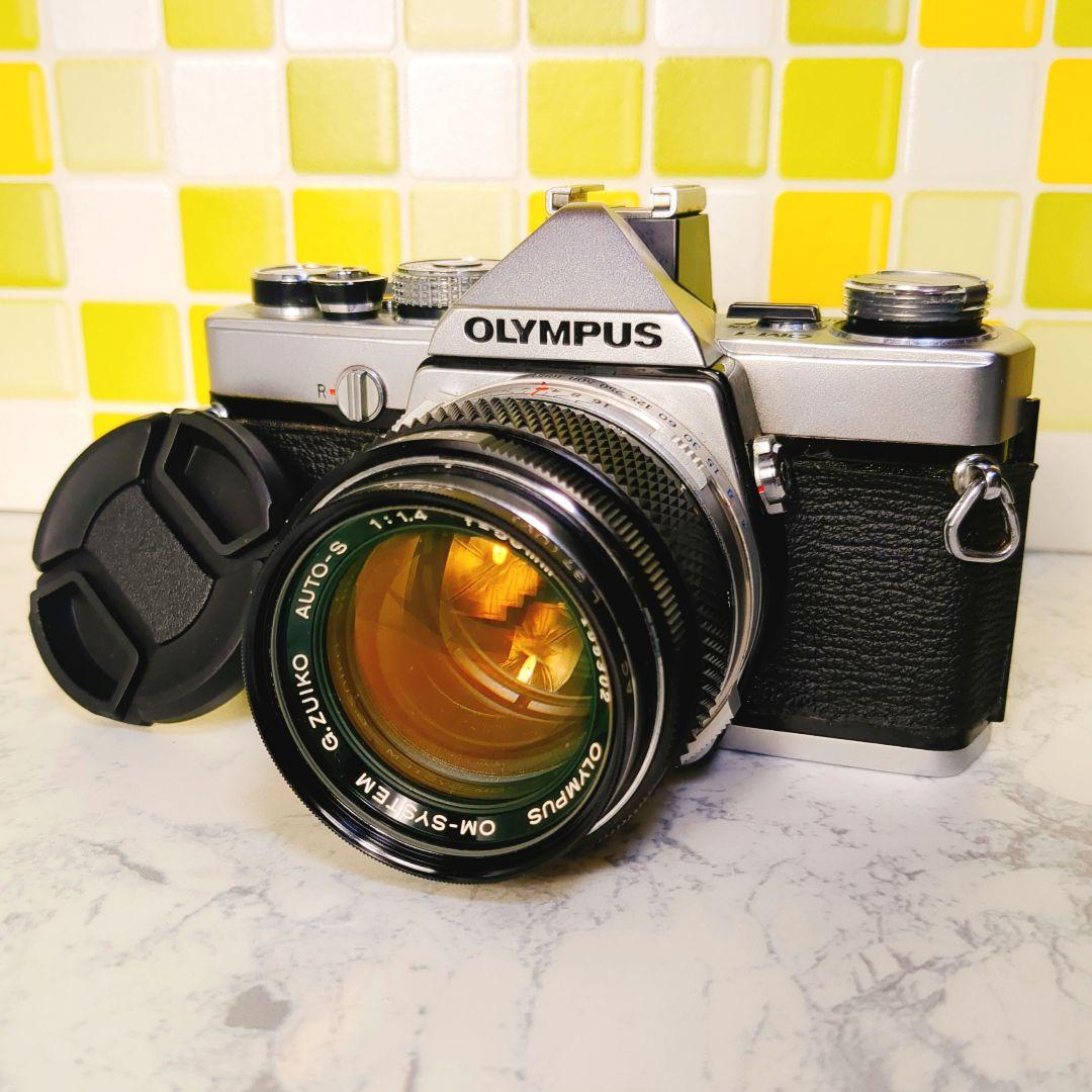 良品❤ OLYMPUS OM-1 一眼レフ フィルムカメラ レンズセット