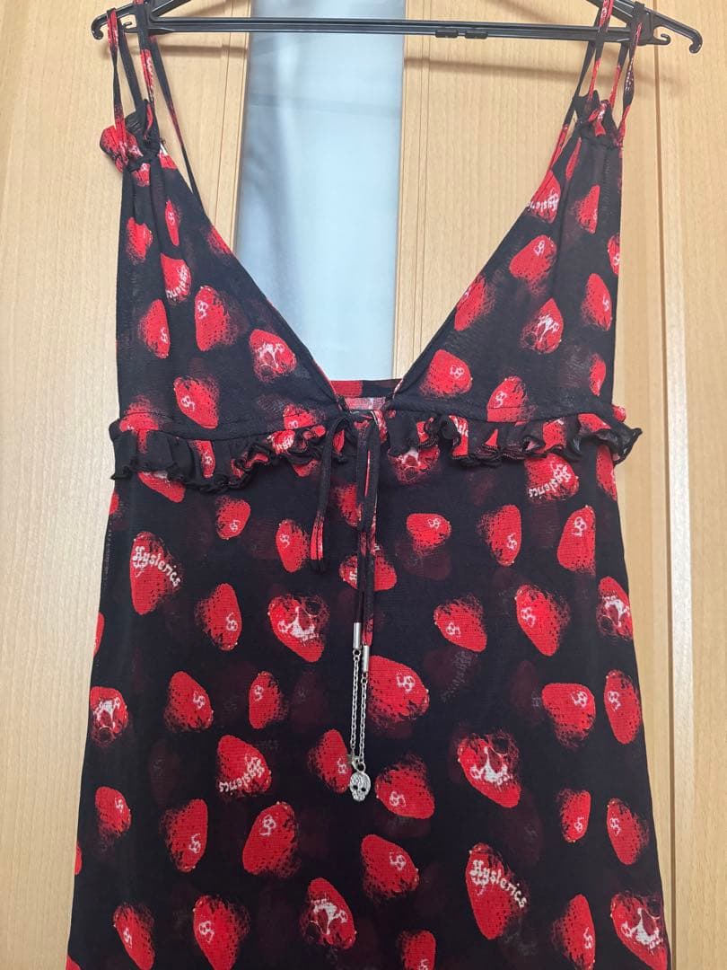 ヒステリックグラマースカルベリースカルドクロキャミワンピース