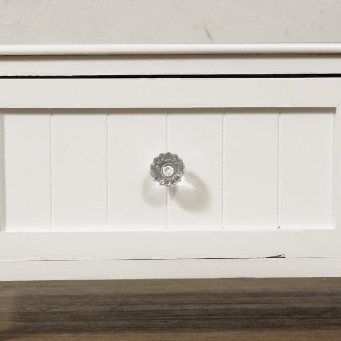 フォロー割【新品】アンティーク調 テレビ台　クリスタル調ハンドル　 幅72㎝