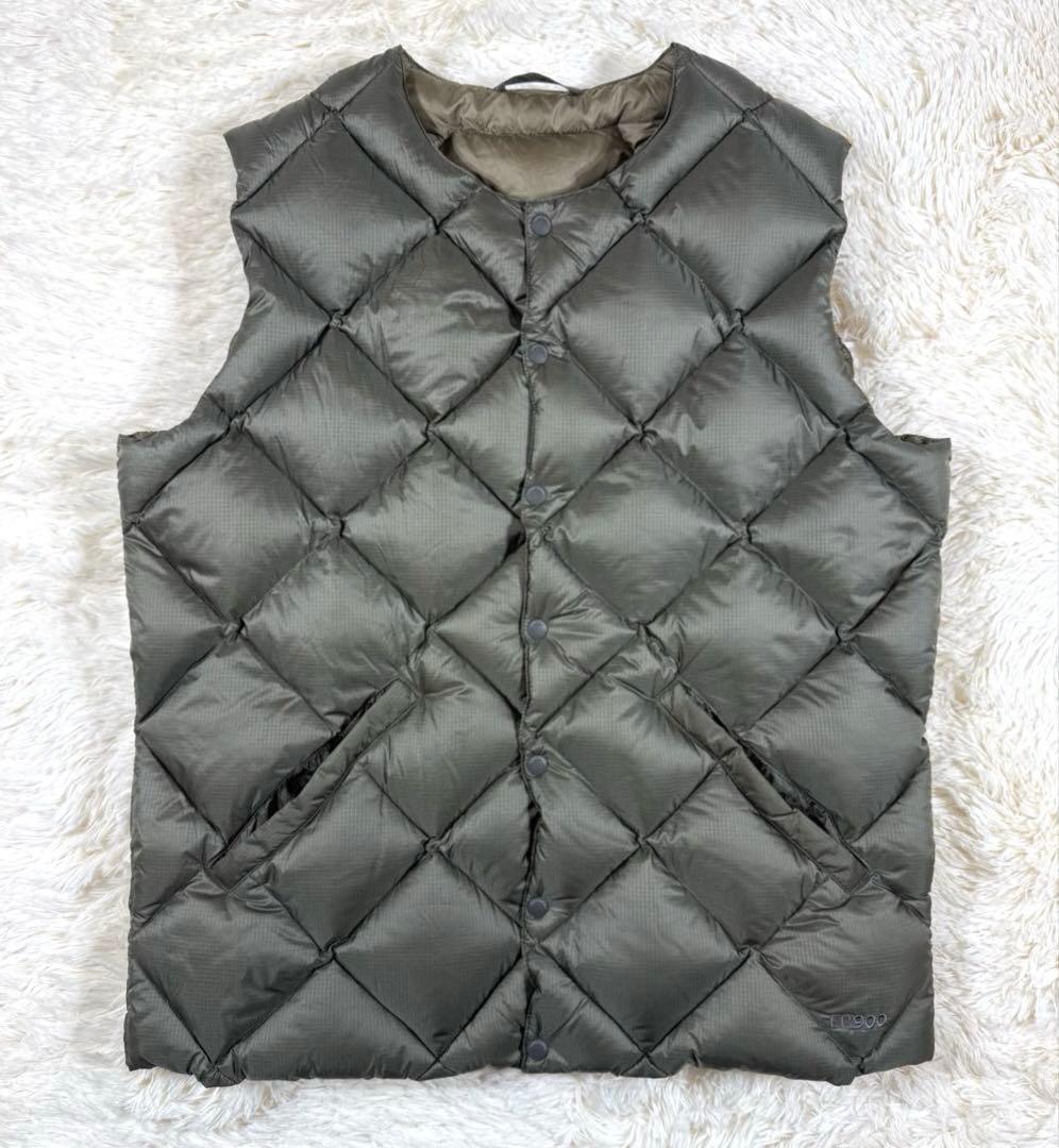 エディーバウアー Eddie Bauer ダウンベスト ダイヤ M