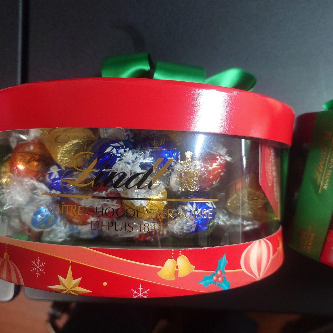 リンドール リンツ 2025クリスマスギフトボックス 80個入 ×2セット
