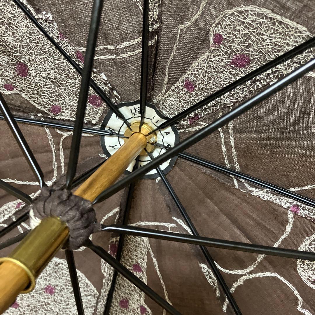 イイダ傘店　日傘　ぶどうパン