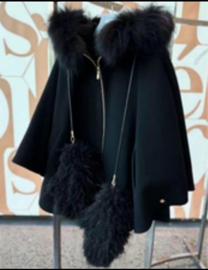 専用です！sheller シェリエ　ファーミトン2点セットホワイト　ブラック