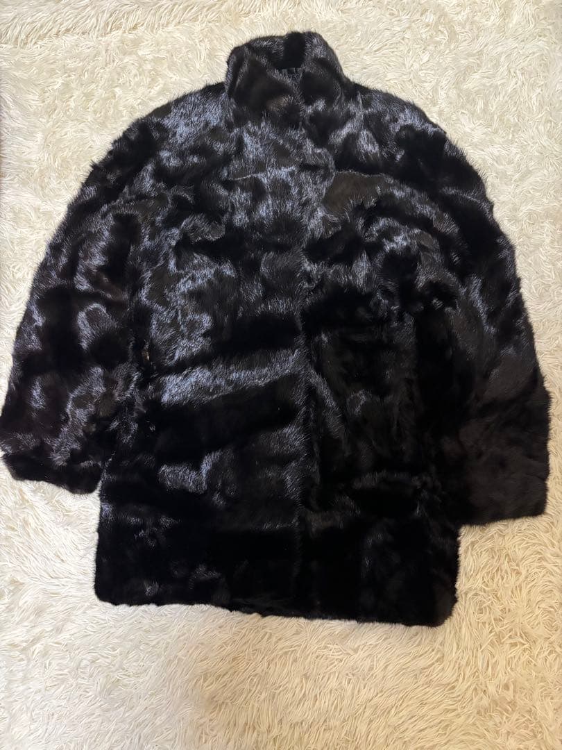 銀　サガミンク　ファー　毛皮　11