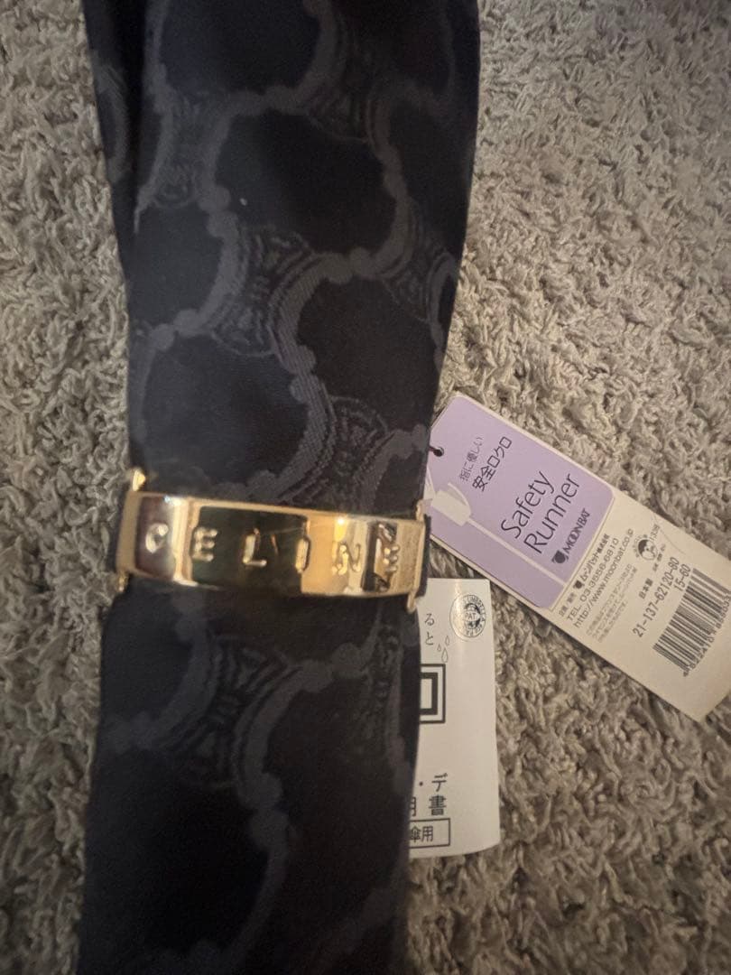 セリーヌ　ブラック 長傘